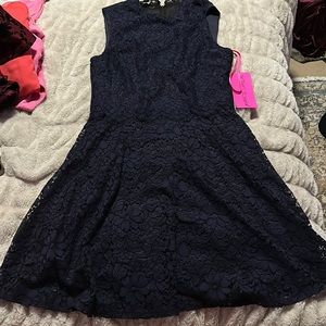 BETSEY JOHNSON DARK BLUE DRESS - brand new!!!